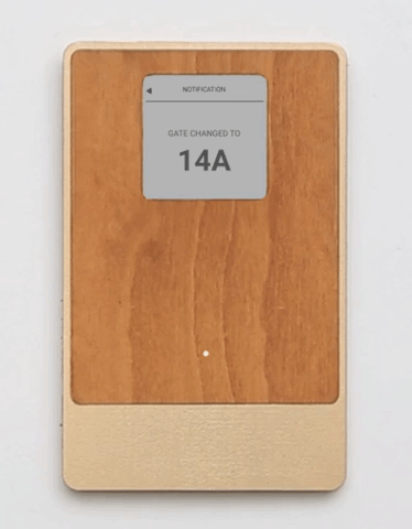 Gate change notification